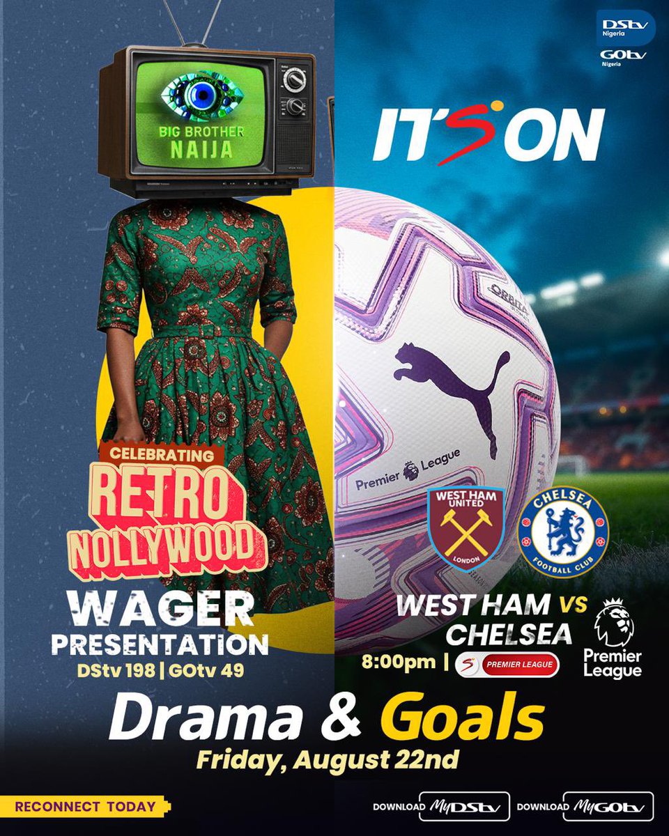 Who else is anticipating the Wager Presentation with me? 👀

Heard a surprise guest will be present in biggie’s house too 🤯💯

#GOtvNigeria #BBNaijaS10