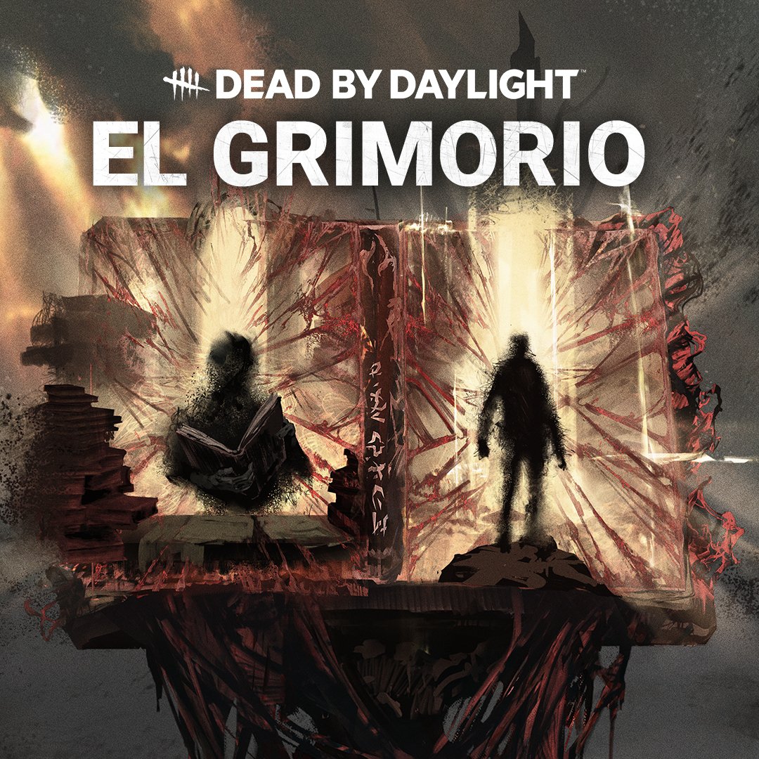 El Grimorio se abre con un Quinto Verso...  
thegrimoire.deadbydaylight.com 
Para el Cuarto Verso, elegiste PUERTA DEL DIVINO INVESTIGADOR para El Superviviente y TORMENTO para El Asesino.  

Pero El Grimorio te permite cambiar tu destino y votar por las opciones para el subcampeón del