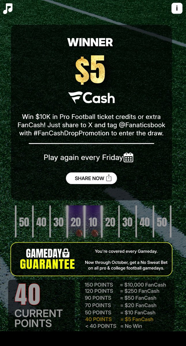 jackiebarton30's tweet photo. Play the #FanCashDropPromotion today

 https://t.co/aggd4PMIVn https://t.co/KSg9JYKK27