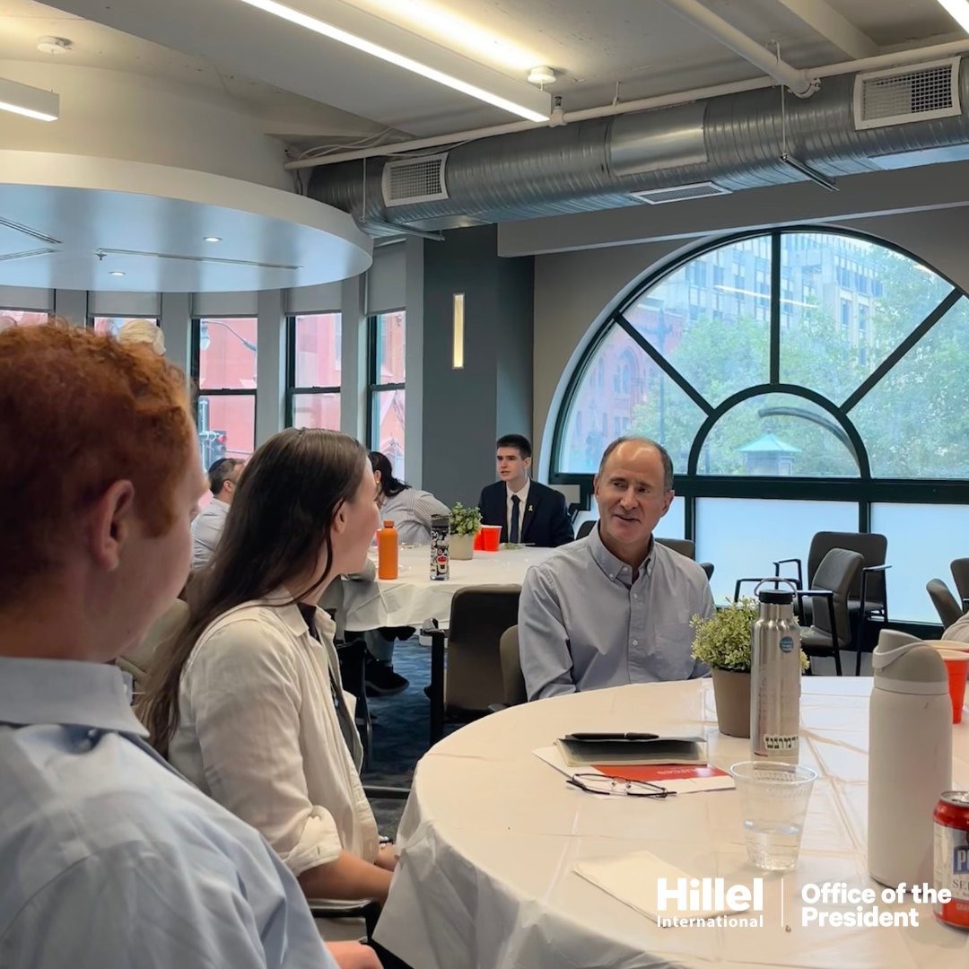 At Hillel International, we invest in student leaders to build a stronger Jewish future. After meeting our new Student Cabinet- 20 incredible students from 6 countries- I’m more optimistic than ever about their impact on campus and beyond. Shabbat Shalom!