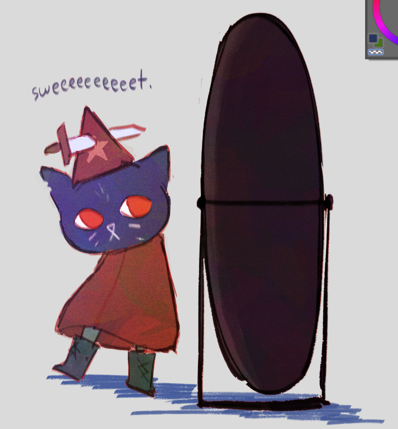 half awake mae doodle before sleep