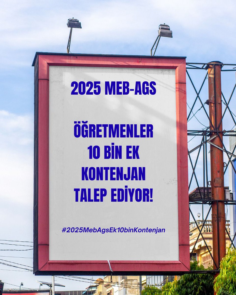 Kontenjanlar artsın öğretmenlerin yüzü gülsün 
#2025MebAgsEk10binKontenjan