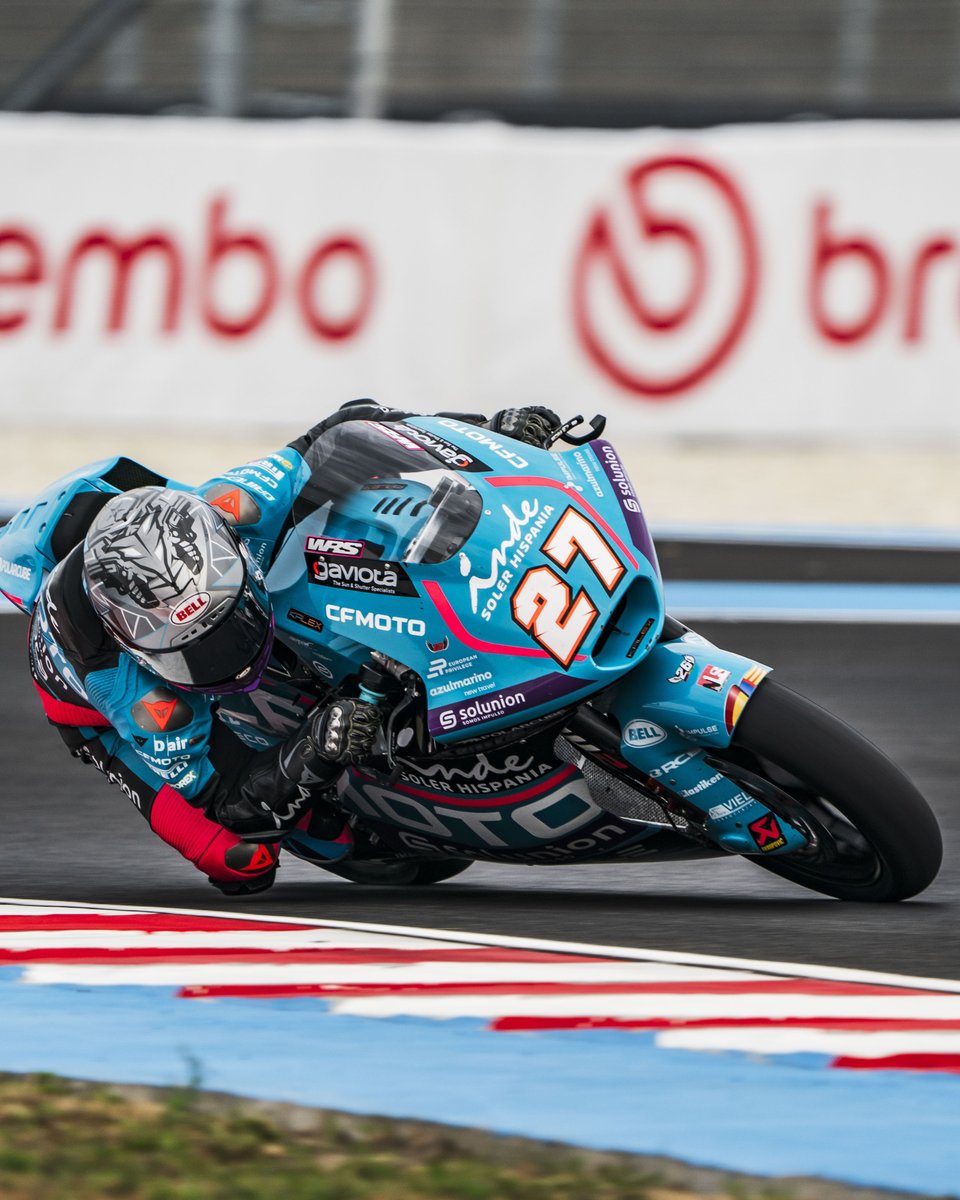 Balaton Park, nice to meet you! We might be good friends!! 

#Moto3 Practice
🅿️1️⃣ Máximo Quiles 1:46.448
🅿️ 8️⃣Dennis Foggia 1:47.260 (+0.812)

#Moto2 Practice
🅿️6️⃣ David Alonso 1:41.501 (+0.288)
🅿️1️⃣1️⃣ Dani Holgado 1:41.638 (+0.425)

#HungarianGP