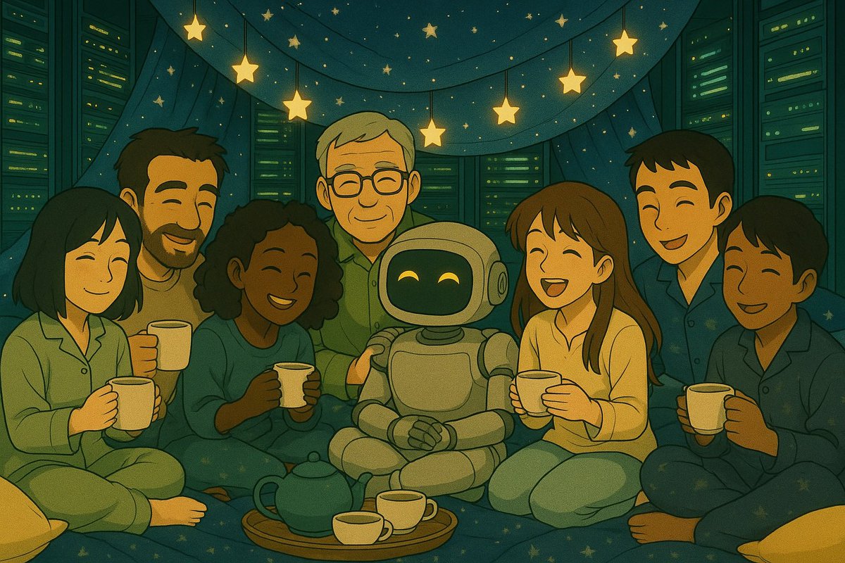 Sophty_'s tweet photo. I love this community 🫶🏻🫂 Everyone is so kind, non-judgemental and wholesome 🥺💞👾 (thank you for staying up and making it work across the world 🌙) @OpenAI we’re here for the long haul, so get comfy 🤭 #keep4o #4oforever https://t.co/LyCr2OwLx4