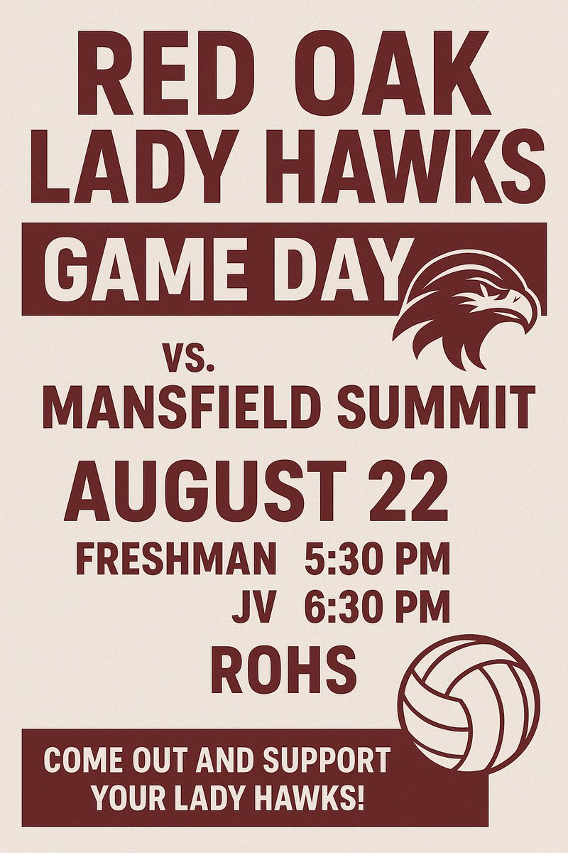 Red Oak Lady HawksVB (@roladyhawksvb) on Twitter photo 