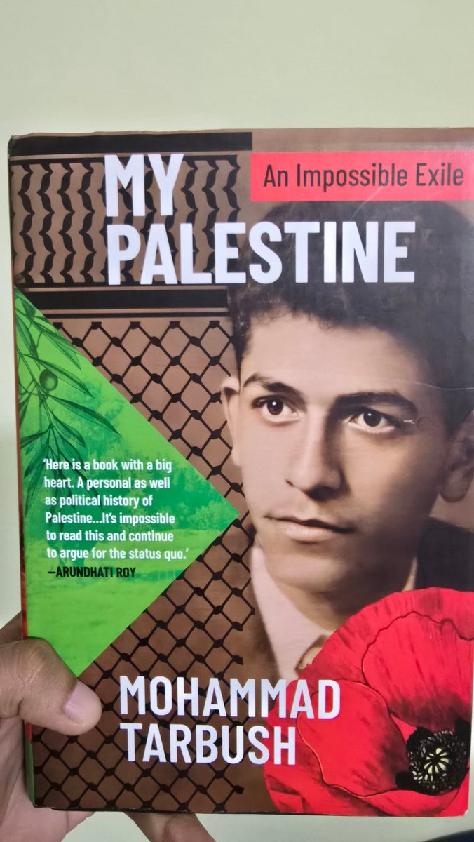 715EC2043's tweet photo. Just finished beautiful book and wanted to convey my gratitude @Tarbush_Nada for compiling this book and giving the resistance a human form. I hope people read this, understand the skewed narrative against your people and form an informed opinion. What an amazing father you have! https://t.co/tvKEtW0mlD