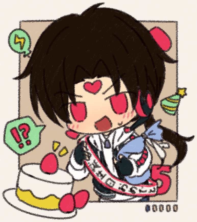 shift7_fa's tweet photo. Stay happy!🎂💖
Fanart / ルチアーノ同盟 https://t.co/Mz7lCsfiRs