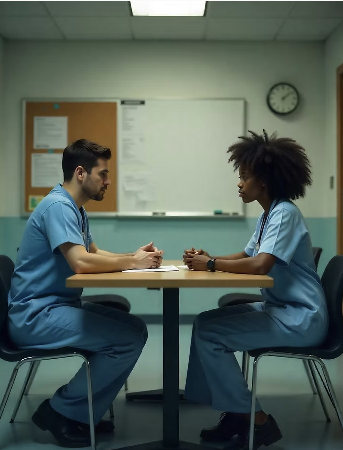 SWCDEIA's tweet photo. Nurses vs. physicians. Residents vs. faculty. Staff vs. staff. These conflicts aren’t personal—they’re systemic. Read my piece on horizontal hostility: https://t.co/NUvSvM1YDA #HealthcareWorkplace #OrganizationalCulture #MedEd #Equity https://t.co/py27n1kMSH