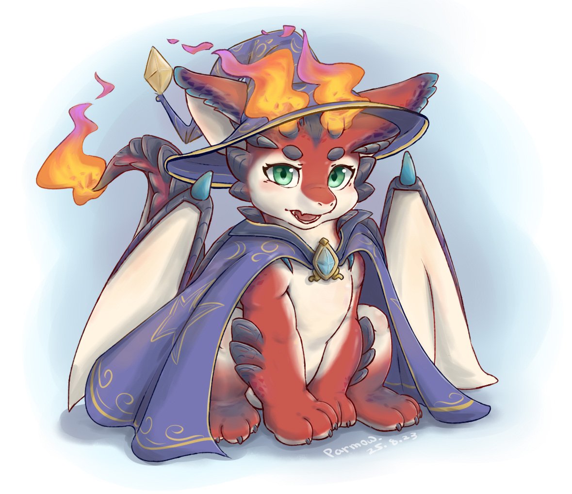 练习摸的斯莫德（？
烧穿帽子 可可爱爱