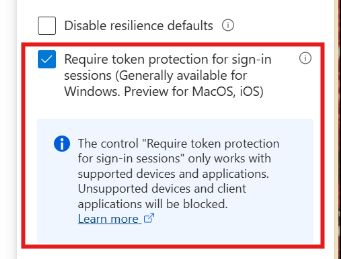 Token Protection in Microsoft Entra Conditional Access for Windows is now GA! 🎉

#EntraID #Token

learn.microsoft.com/en-us/entra/id…