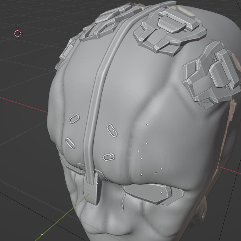 Blender初心者によるアダム・スマッシャーのモデリング進捗
だいぶできてきた…！
これが終わったらいよいよSomiの背中のモデリングに着手したいと思ってる
#れご_制作 #blender #cyberpunk2077