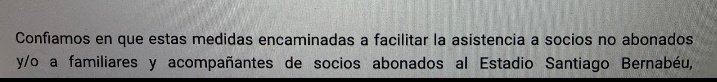 Y nos lo venden como si el socio que ceda su abono éste será ofrecido al socio no abonado, MENTIRA!
El socio no abonado tiene un descuento del 20% sobre el precio de la entrada, no salen las cuentas, a ver si ahora el club piensa más en los socios no abonados que en los turistas!