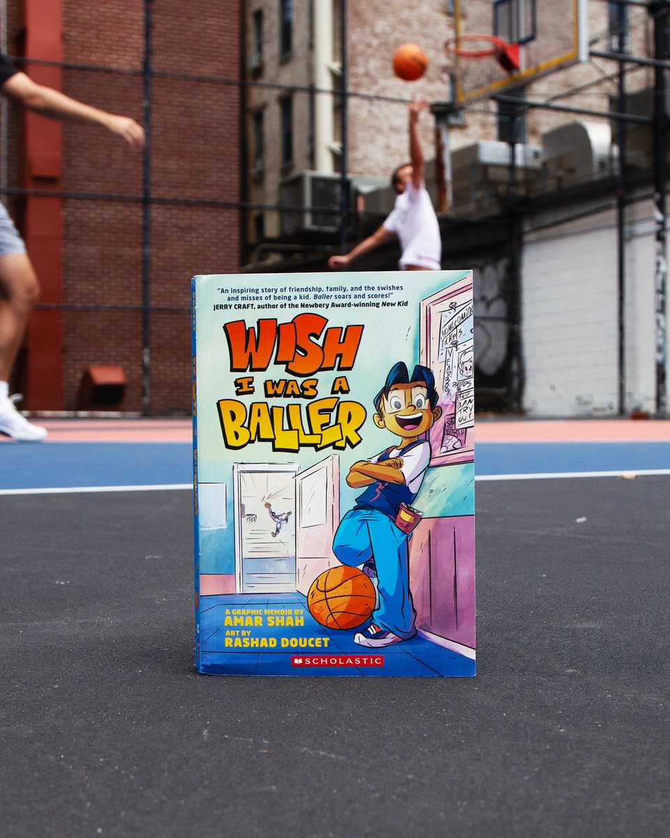 Graphix Books π₯ (@graphixbooks) on Twitter photo Follow the real-life experiences of Emmy-winning writer and producer <a href="/amarshahism/">Amar Shah π - preorder "Wish I Was A Baller"</a> in his new graphic novel, Wish I Was a Baller, a retelling of his life as a fourteen-year-old sports journalist covering the golden era of the NBA. Follow the real-life experiences of Emmy-winning writer and producer <a href="/amarshahism/">Amar Shah π - preorder "Wish I Was A Baller"</a> in his new graphic novel, Wish I Was a Baller, a retelling of his life as a fourteen-year-old sports journalist covering the golden era of the NBA.