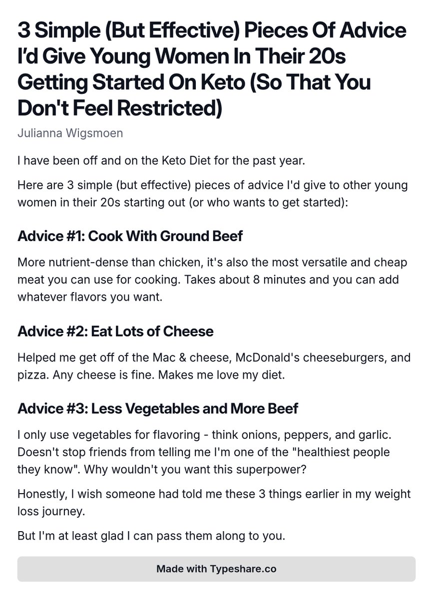 3 Simple (But Effective) Pieces Of Advice I’d Give Young Women In Their 20s Getting Started On Keto (So That You Don't Feel Restricted)