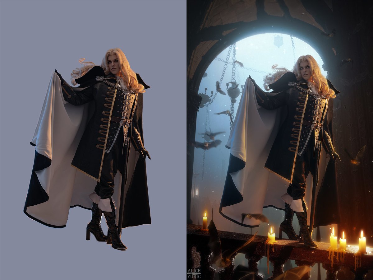 Before/after🦇
ph: <a href="/Server_Podivan/">продался за колу</a> / retouch: me
#CastlevaniaNetflix #ALucard #Castlevania