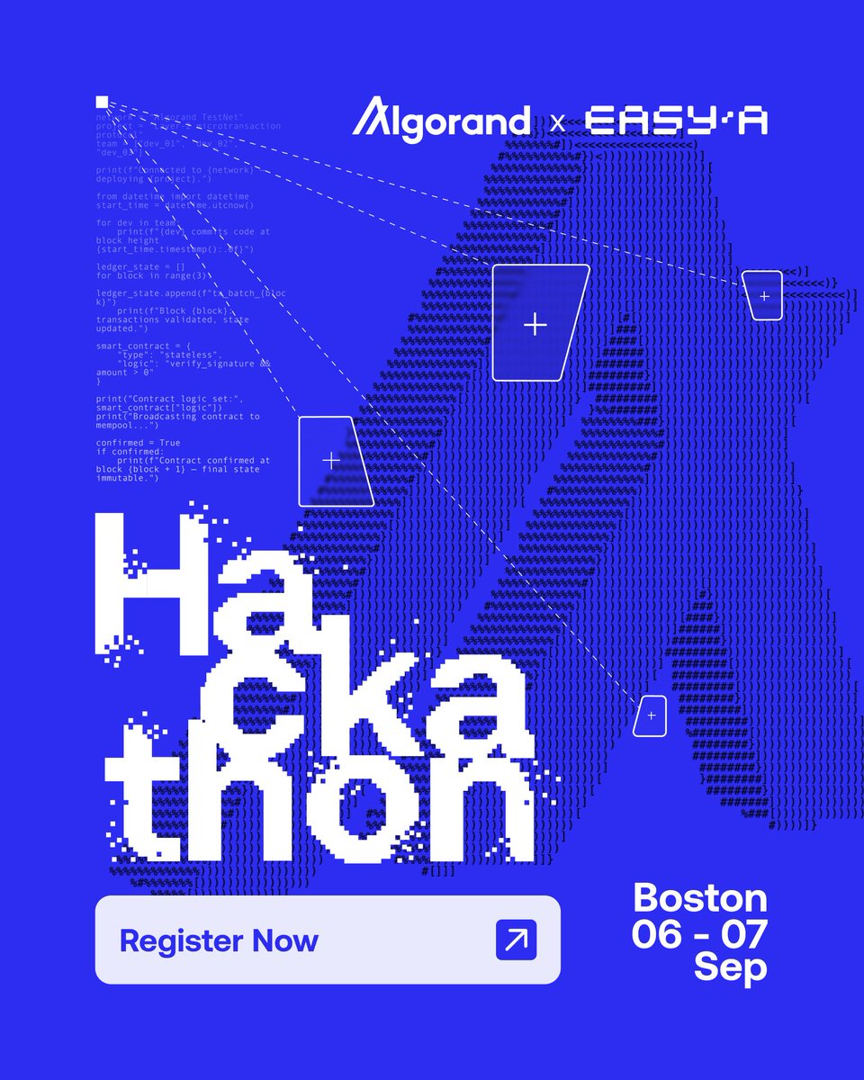 We're shipping up to Boston with <a href="/easya_app/">EasyA 🤳📱</a>.

Catch us September 6–7 at <a href="/Harvard/">Harvard University</a> for an epic hackathon!

Don’t miss it, register below.