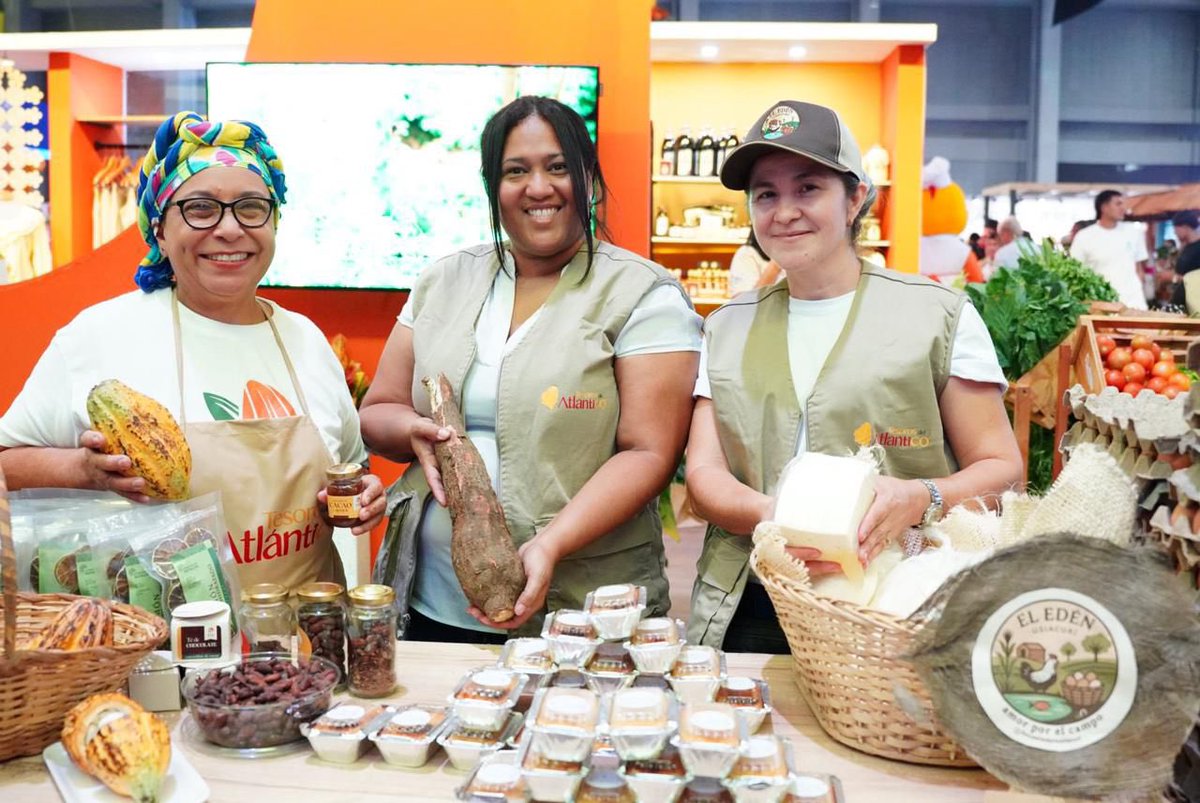 ¡Lo mejor del agro, moda, turismo y artesanías de nuestra tierra presente en Sabor Barranquilla!✨🧡

Disfruta de los más encantadores Tesoros del Atlántico en la feria gastronómica más importante del Caribe colombiano.🤩

Te esperamos hasta el 24 de agosto en <a href="/PuertadeOroBaq/">Puerta de Oro Baq</a>