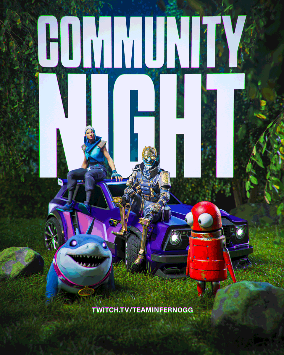 Community Night poster made for <a href="/TeamInferno_GG/">Team Inferno</a>
