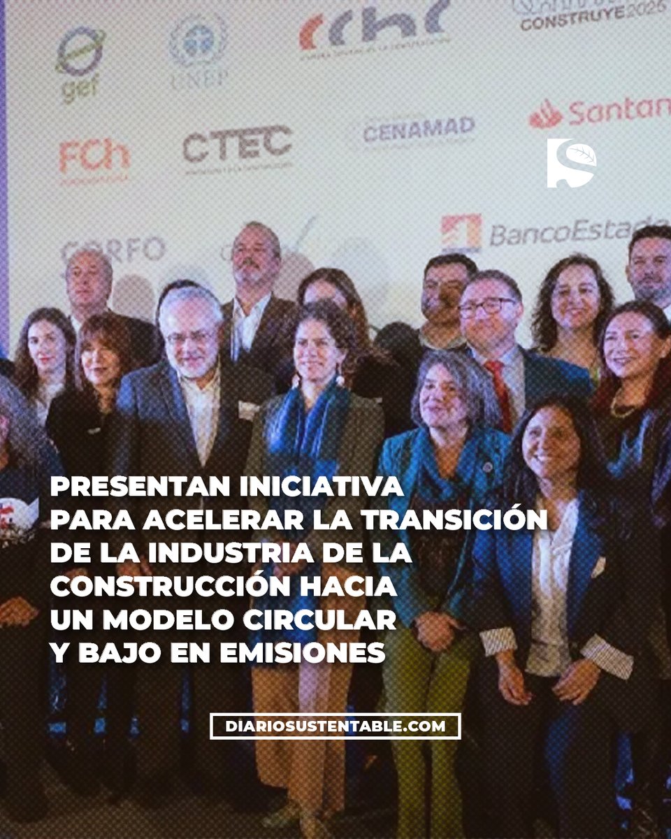 ♻️ El Ministerio del Medio Ambiente lanzó el proyecto “Transitando hacia una construcción circular y descarbonizada en Chile”, impulsando la economía circular, la reducción de emisiones y la regeneración de ecosistemas en el sector construcción. f.mtr.cool/lcbutlcahl