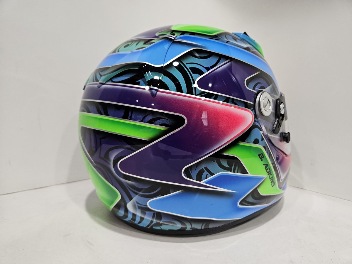 New helmet for Brandon Adkins 
#ballisticdesigns #custompaint #custompaintedhelmet
