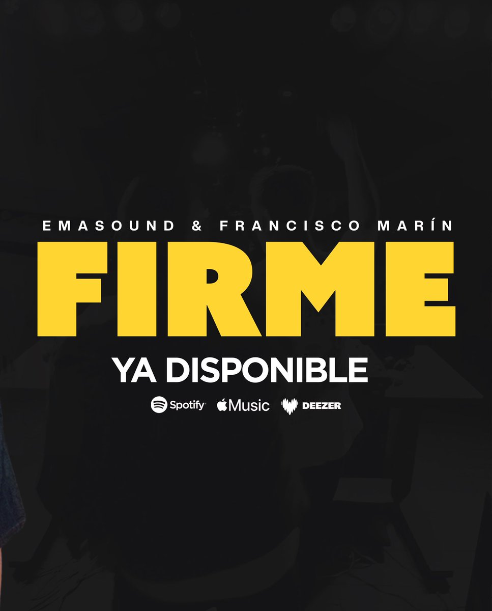 EMASOUND's tweet image. Ya está disponible FIRME 🔥 junto a Francisco Marin en todas las plataformas digitales. Escúchala y compártela con tus amigos.

🔗 : hypeddit.com/e1w92l