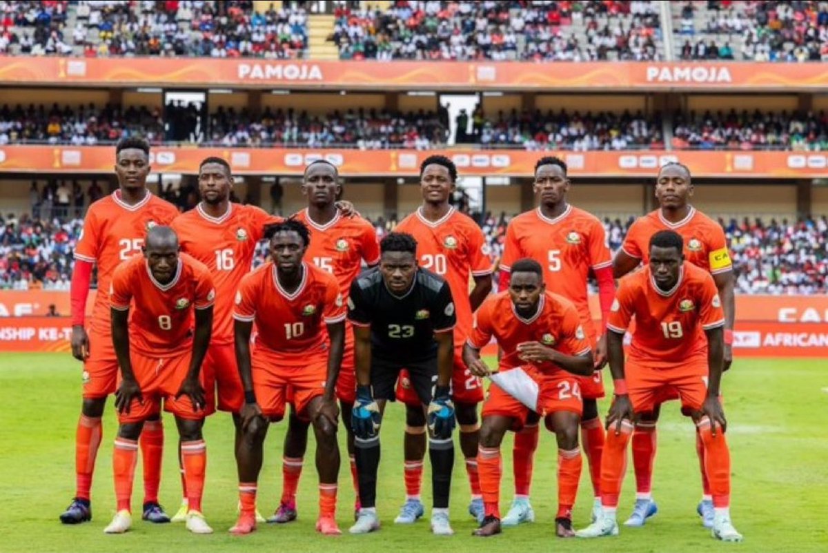 IsaacKirwa's tweet photo. Nothing beats a good Game, congratulations Boys for playing quarter finals for the first time in history #HarambeeStars #CHAN2024 https://t.co/7BYtskVShP