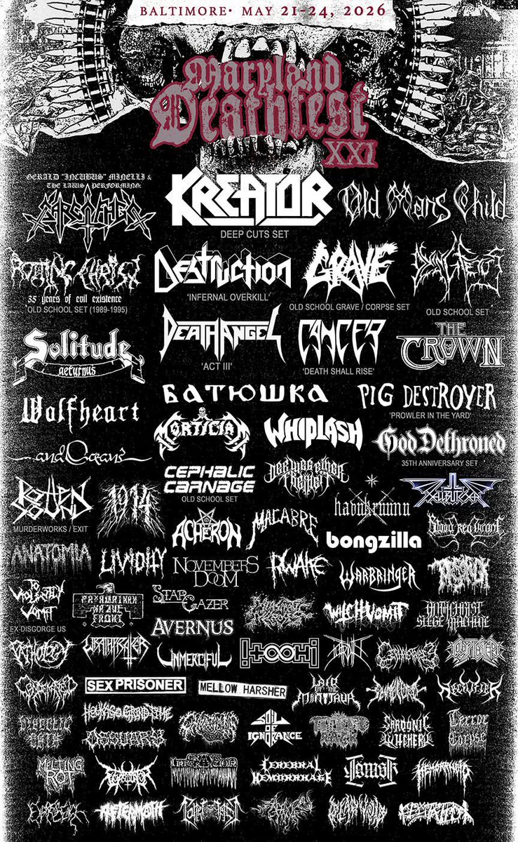 Okay, Okay! Old Man’s Child and Rotting Christ doing an old school set. I’m in for sure!