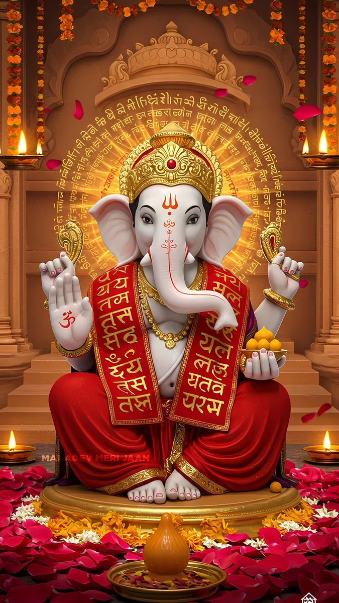 गणेश भगवान के अलौकिक दिव्य दर्शन ❣️ 
जय जय श्री गणेश 🍁 || शुभ रात्रि मित्रों