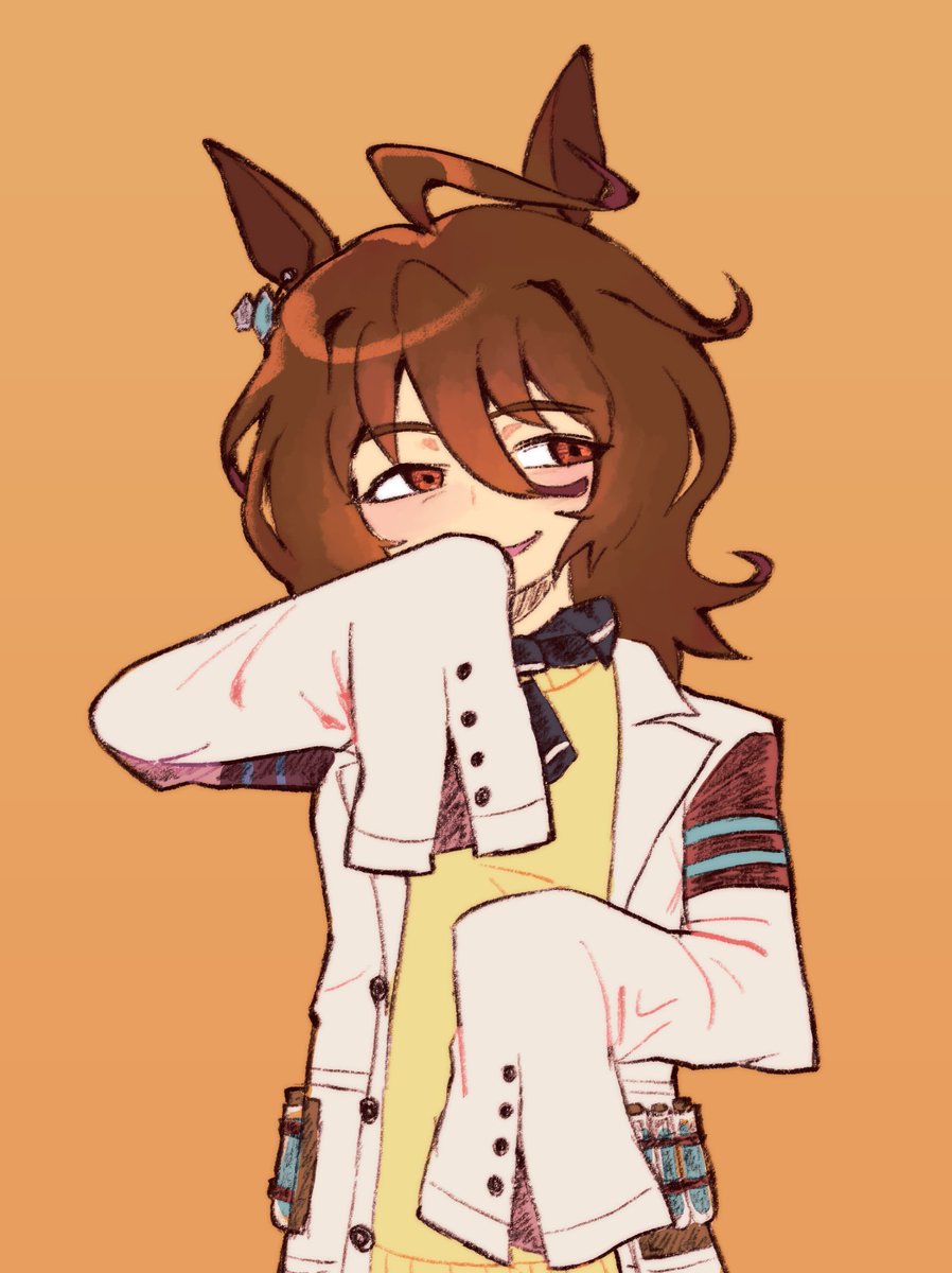 agnes tachyon doodle to force myself to draw more often #umamusume