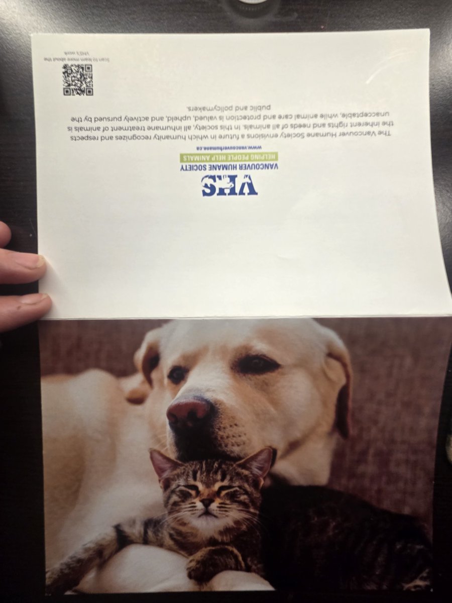 Beautiful letter from the <a href="/VanHumane/">Vancouver Humane Society</a> regarding Trey's lifesaving support of DTES pets. OPS pet program continues to help animals in need. <a href="/oddfellowsent/">Chris Ferguson</a> <a href="/rusmaynard/">Russell Maynard</a>