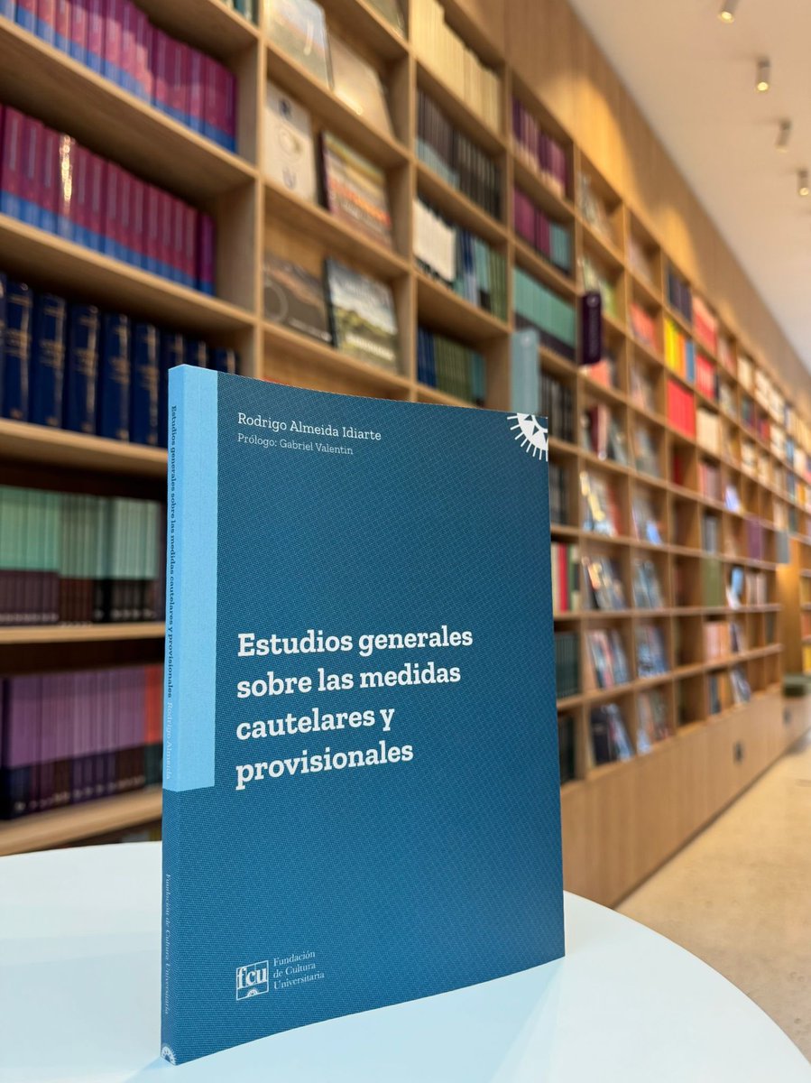 Ya está disponible en FCU la reimpresión de mi libro “Estudios generales sobre las medidas cautelares y provisionales”. Gracias a los que ya se interesaron en mi trabajo y lograron que en cuestión de dos meses se hayan agotado los ejemplares de la primera tirada.