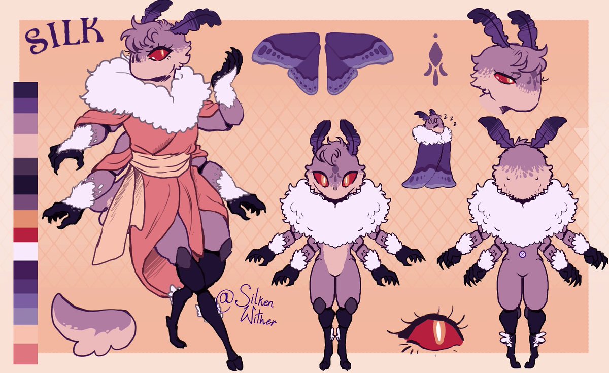 SilkenWither's tweet photo. Ref Sheet of Silk https://t.co/EZOCar3l7y