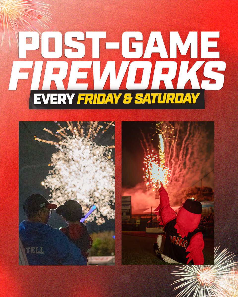 RocRedWings's tweet photo. 🎆 POST-GAME FIREWORKS – EVERY FRIDAY &amp; SATURDAY! 🎆
Stay after the game to watch the Rochester night light up.

📅 Every Friday &amp; Saturday Night
📍 Innovative Field
⚾ Baseball + Fireworks = The Perfect Night Out

🎟️ Tickets start at just $14 → https://t.co/y7QBR5Fl4T https://t.co/4ZGk2aCGK2