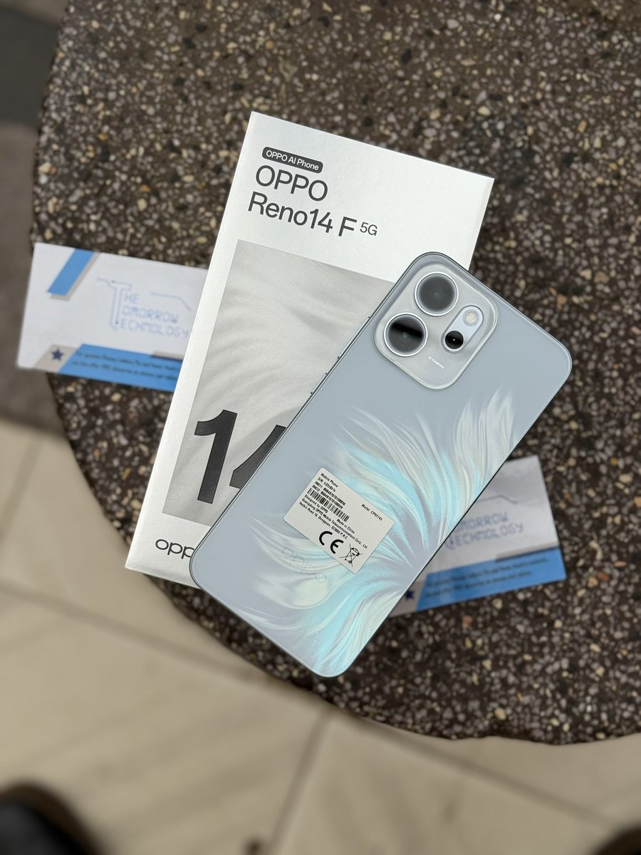 TheTomorrowTech's tweet photo. 🔥 Unleash power and performance with the new OPPO Reno14 F 5G 6.57" display, Snapdragon 6 Gen 1, 6000mAh 48MP AI Triple Camera
@Ksh. 52,999!
-0705596611
#OPPOReno14F5G #PowerAndPerformance #FlagshipFeel
CHAN2024 #HarambeeStars #TotalEnergiesCHAN2024 https://t.co/issVfahiJA