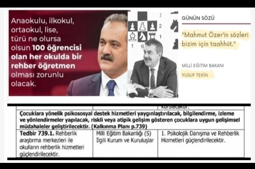"Tarih, ders alıncaya kadar tekerrür eder" gibidir ! SÖZ'ü HATIRLATMA, söz yerine getirilinceye kadar tekerrür eder ! 
<a href="/Yusuf__Tekin/">Yusuf Tekin</a> <a href="/tcbestepe/">T.C. Cumhurbaşkanlığı</a>
#EğitimdePsikolojikDanışman