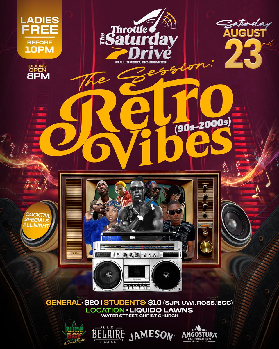 JodesIncredible's tweet photo. Saturday night = Retro Vibes 🔥 From 90s to 2000s, we running through ALL the classics. 🎶 Who ready? @throttlebb https://t.co/gUIPladp5q