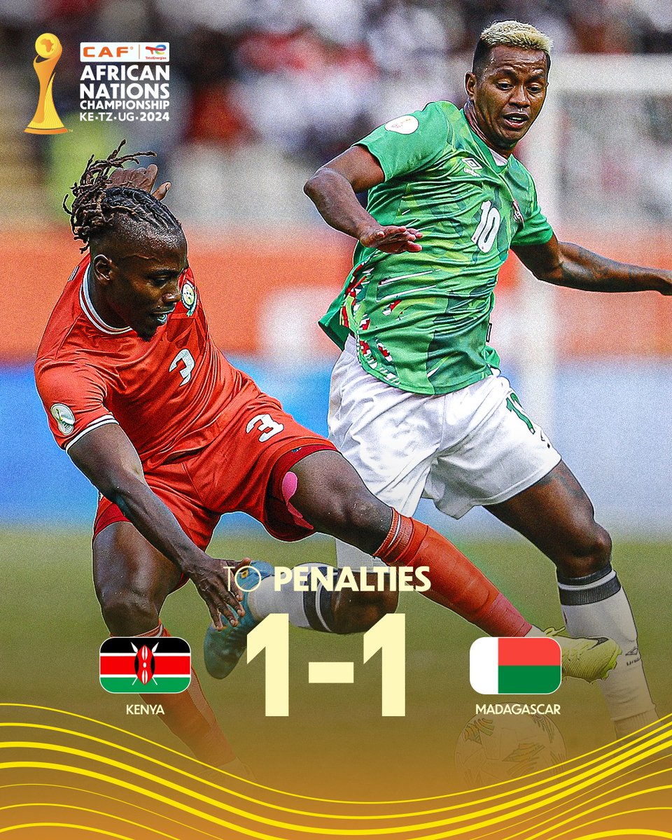 Chan 2024: Co-hosts Kenya suffer defeat to Madagascar on penalties

Madagascar advanced to the CHAN semis after wining 4-3 on penalties at the Moi International Sports Centre, Kasarani in Nairobi on August 22, 2025.

#AfricanNews #AfricanFootball #FSLMedia #FSLNews #CHAN2024