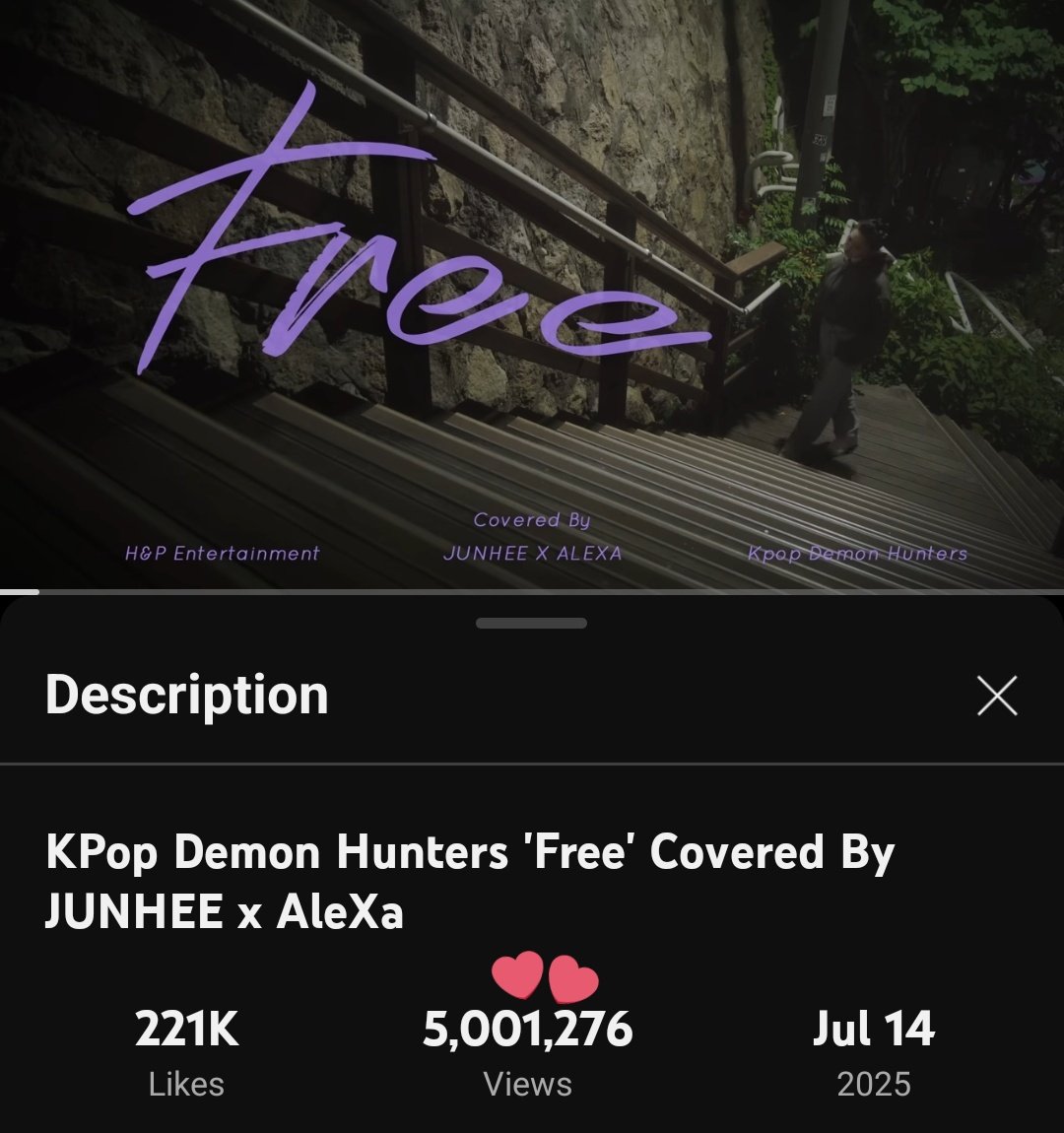 PJH_Updates's tweet photo. Both "Your Idol" and "Free" reached 5.000.000 views with only a few hours apart 🥳🎉

#JUNHEE #준희 #박준희 #ジュンヒ #ParkJunhee #ACE #에이스 #Junhee_Supernova https://t.co/J7bFkuSyUb