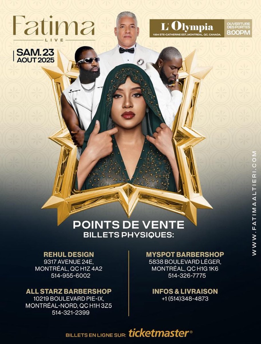 Ou vle ht ticket a 
Men w pa anvi deplase 
Ni w pa gen Ticketmaster 

Ebyen Nou ka livre w li 
Ekri nou sou +(514) 348-4873