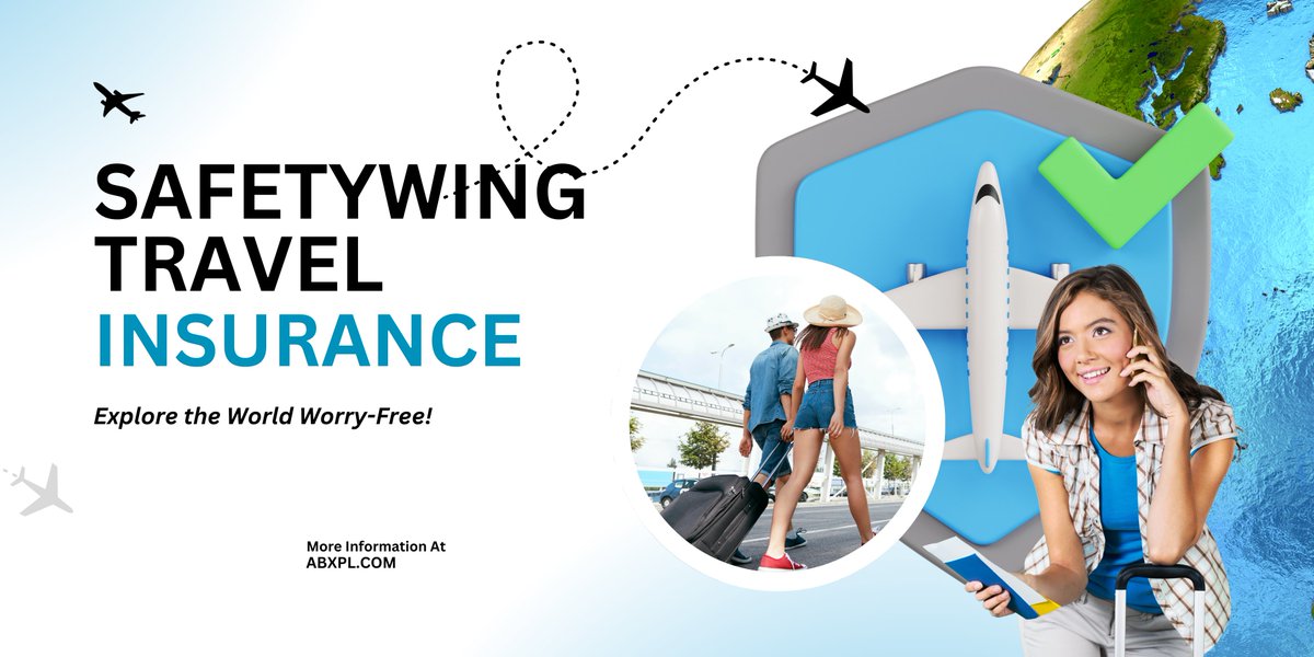 abxplblog's tweet image. 🌍✈️ Traveling in 2025? Stay protected with #SafetyWing travel insurance—affordable, flexible, and built for digital nomads! Discover why it’s the top choice 👉 abxpl.com/safetywing-tra…