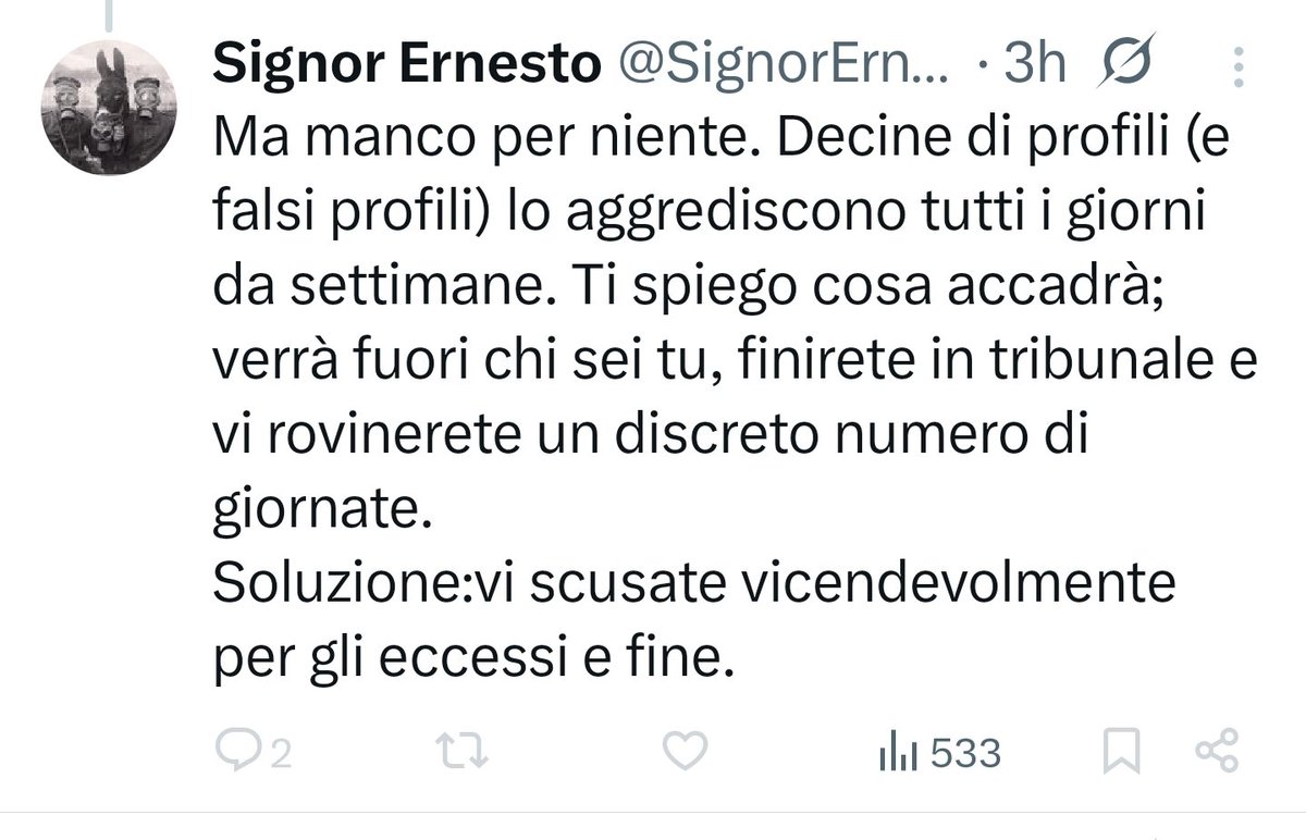 M. (@9spdv2) on Twitter photo Ragazzi ora il circo è completo, è arrivato l'asino! "Siamo qui solo per divertirci"!
<a href="/SignorErnesto/">Signor Ernesto</a> Ragazzi ora il circo è completo, è arrivato l'asino! "Siamo qui solo per divertirci"!
<a href="/SignorErnesto/">Signor Ernesto</a>