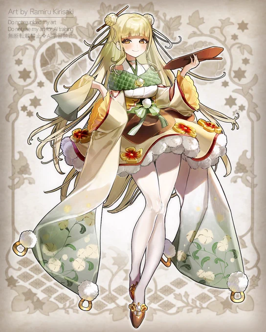 【#七十二候擬人化:綿柎開】 処暑初候、8/23～8/27は「わたのはなしべひらく」 綿毛は見た目から「コットンボール」とも呼ばれます。平安頃日本に伝来しましたが、気候などを理由に栽培が定着したのは室町以降でした。優れた機能性、発色性は、麻製品などを身に纏っていた庶民の生活を激変させました。