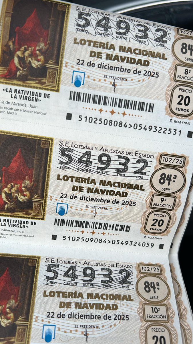 🔴🟡🟢⚪️ ¿Agosto?

En nuestra Hermandad ya tenemos a tu disposición la Lotería de Navidad.

¿A qué esperas para comprar tu décimo?

¿Y si cae aquí? ☘️ 

#LoteríadeNavidad #Lotería