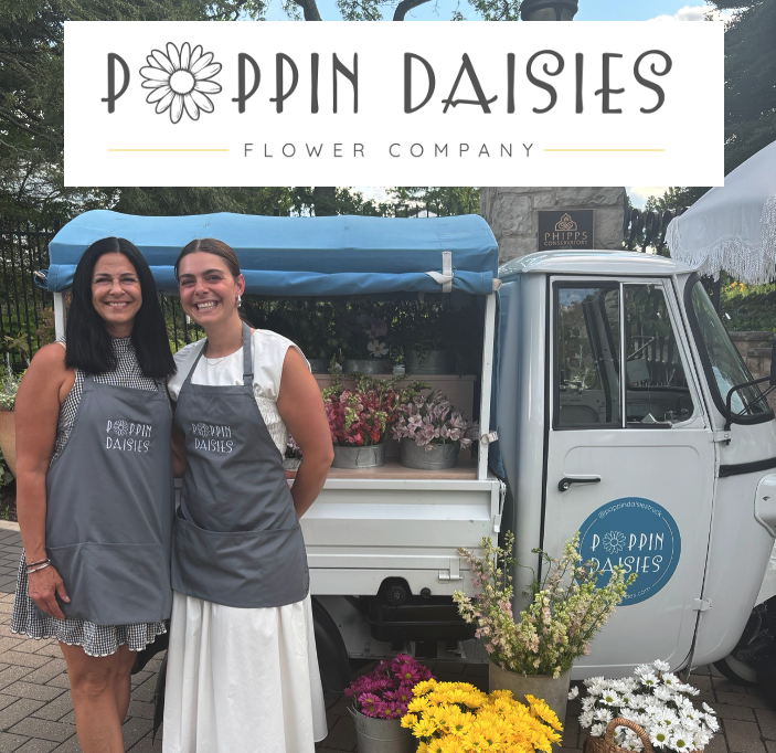 August's member of the month is Sheri Leix and her daughter, Celine Leone. They are the co-owners and founders of Poppin Daisies Flower Company.  Learn more about their company:
Website: poppindaisies.com
Instagram : instagram.com/poppindaisiest…
TikTok : tiktok.com/@poppindaisies…