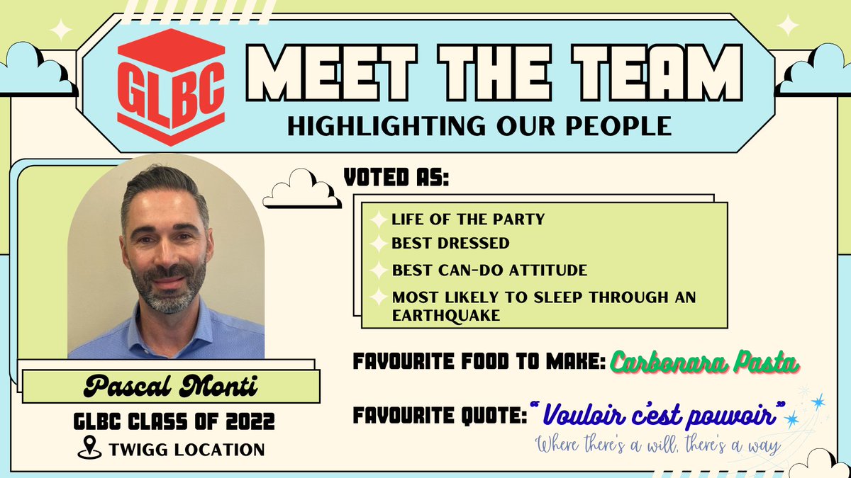 "I can’t say enough about how much Pascal &amp; the strong team he helped build, has transformed the IT function at GLBC. Pascal’s leadership style keeps things fun while delivering great results. Keep up the great work!”- Jordan Jones, Manager #corporateculture #employeeappreciation