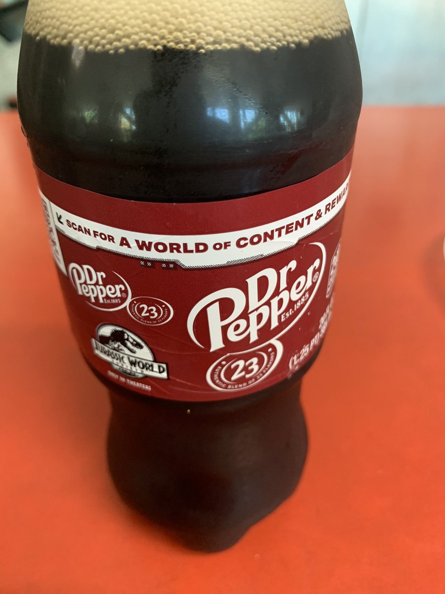 Celebrating with some Dr Pepper