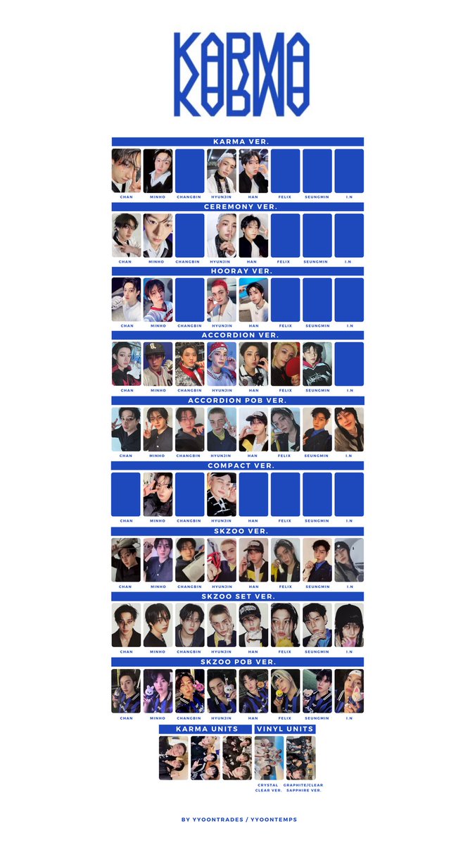stray kids karma 通常盤 封入トレカ コンプ OT8 R11446666