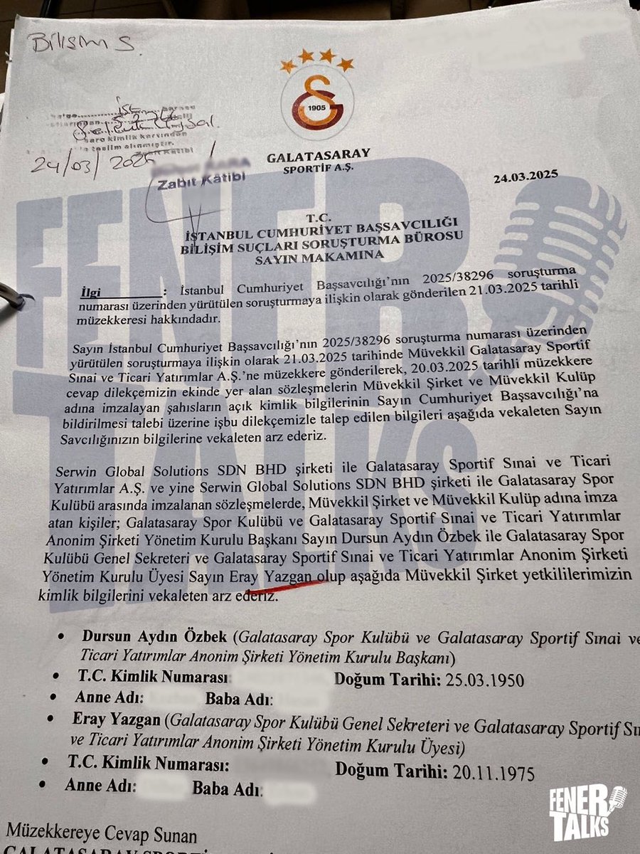 Çubuklu Sports (@sportscubuklu) on Twitter photo ✍️ Dursun Özbek'in karaborsa olaylarında imzası ortaya çıktı.
✅ YERSEN TESADÜF |
Aradan 1 saat geçmeden, Galatasaray amigosu Tanju Özcan konuyu değiştirdi ve şimdi kimse Dursun Özbek'i konuşmuyor.
UYUMAYIN ALOOOO! <a href="/Fenerbahce/">Fenerbahçe SK</a> ✍️ Dursun Özbek'in karaborsa olaylarında imzası ortaya çıktı.
✅ YERSEN TESADÜF |
Aradan 1 saat geçmeden, Galatasaray amigosu Tanju Özcan konuyu değiştirdi ve şimdi kimse Dursun Özbek'i konuşmuyor.
UYUMAYIN ALOOOO! <a href="/Fenerbahce/">Fenerbahçe SK</a>