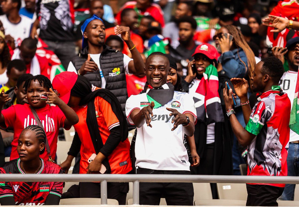 OlympicsKe's tweet photo. No stars in the sky tonight, because they were all on the pitch. ⭐️

Oh that last whistle has brought so many memories!🥺
The journey ends here for @Harambee__Stars but with heads held high, unforgettable memories, and a united nation.🇰🇪

We can hardly remember life before this joy #TeamKenya gave us. 🇰🇪
Walk tall, boys—you’ve delivered the greatest gift: unity.

Tonight, we rest and celebrate the milestones.
Tomorrow, we rebuild towards AFCON.

Wametufeel. ❤️

#CHAN2024 
#TeamKenya