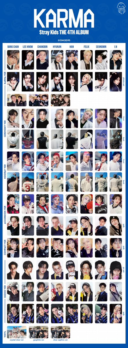 タレントカード StrayKids Leeknow KARMA jypjapan LEEKNOW Stray Kids KARMA HMV POB official Photo card PC Japan 4TH